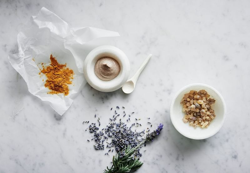 Spa treatments with lavender at Crown Hotel Melbourne