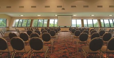 Disposición de sillas de la sala de reuniones panorámica en Panoramic Grand