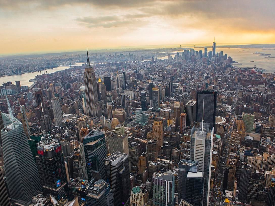 Skyline View of New York City