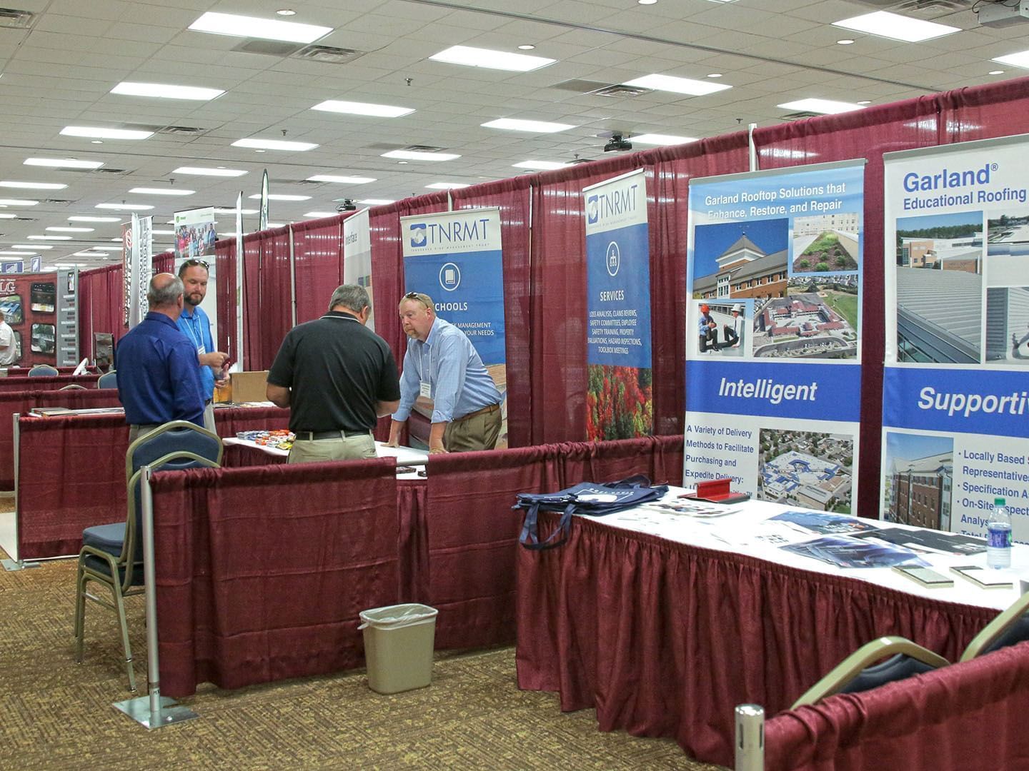 A Tradeshow arranged in a Hall at Music Road Resort