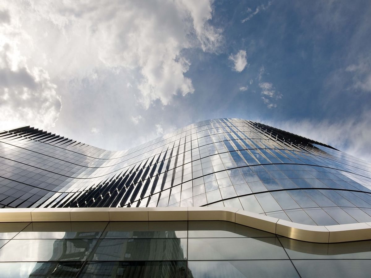 An Exterior view of Crown Metropol Melbourne Hotel