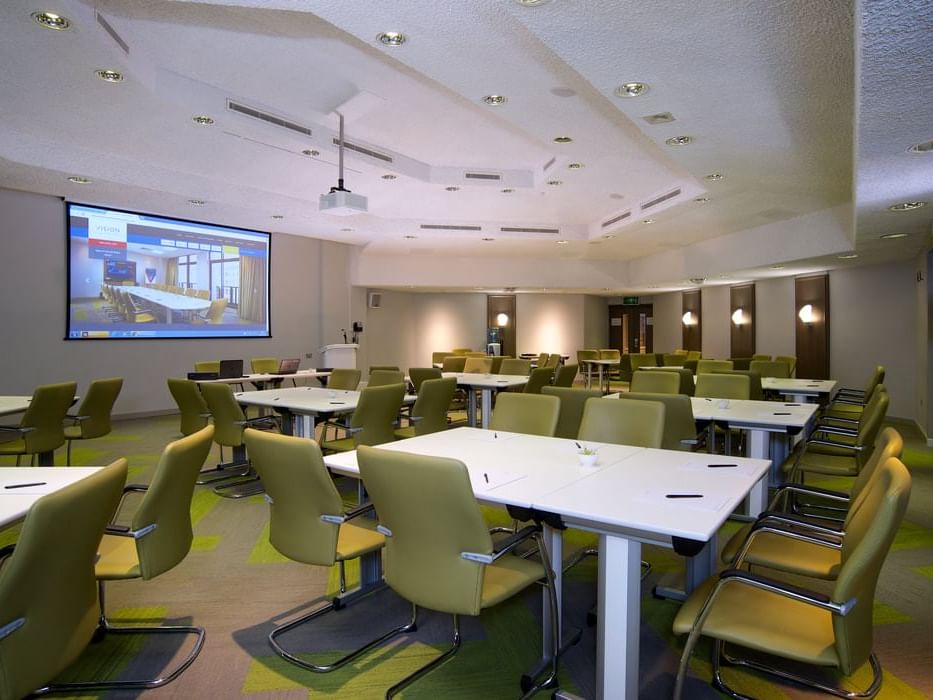 Classroom setup in a Central Hall at The View Eastbourne
