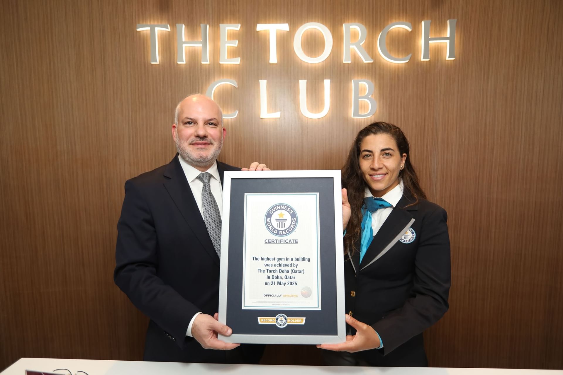 The Torch Club – Officially recognised by Guinness World Records as the World’s Highest Gym in a Building.