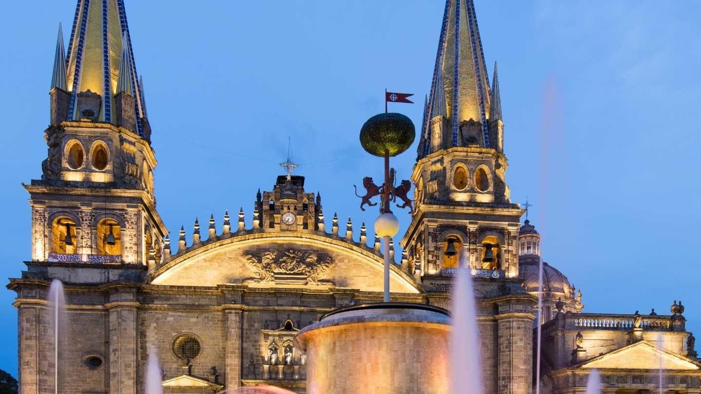 Exterior view of the Cathedral near Grand Fiesta Americana