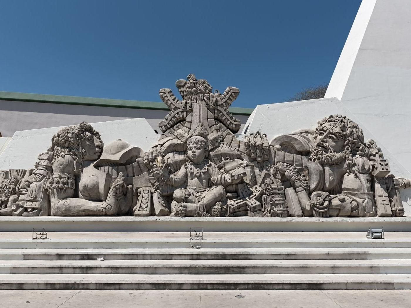View of Museum of Mayan Culture near The Explorean Kohunlich