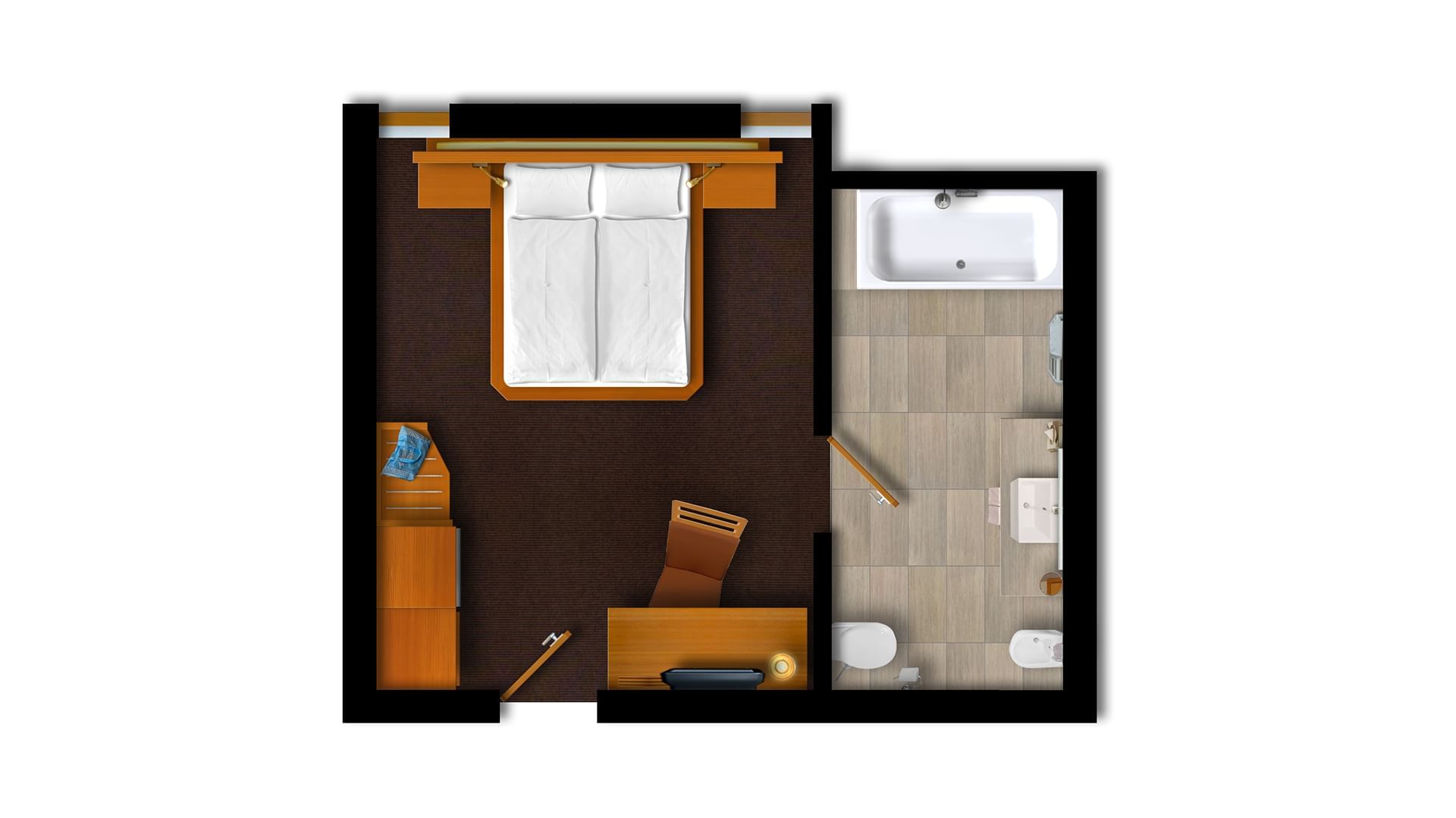 Double Room Comfort Without Balcony plan, Falkensteiner Hotels 