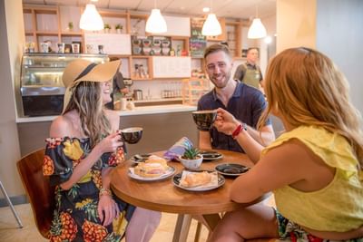 Friends Having Coffee