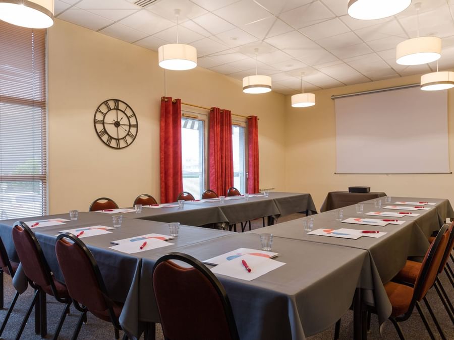 Interior of a Meeting room at Hotel du Faucigny