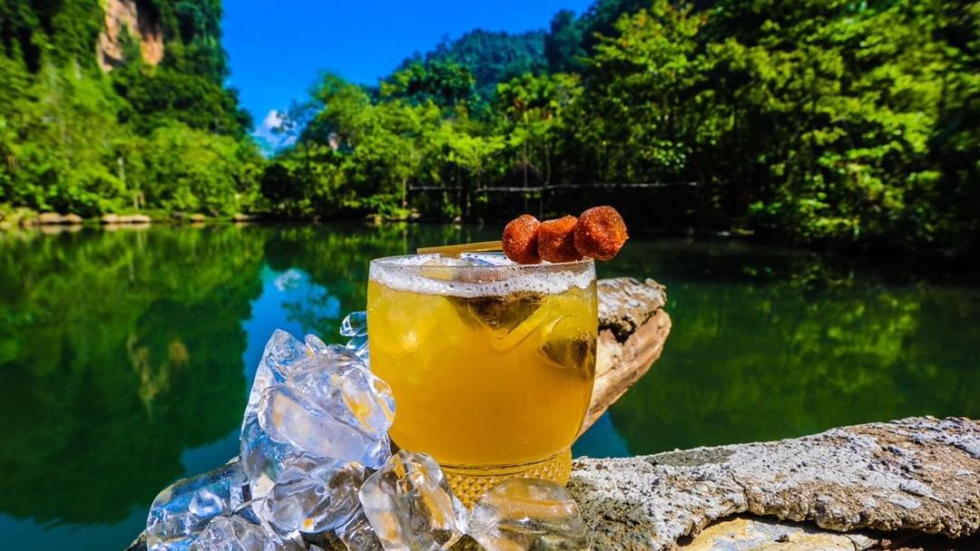Cocktail served in Sky Bar with a Lake view at Sunway Hotels & Resorts