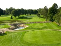 Aerial view of the Springdale Golf Course near Kingsley