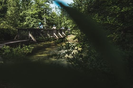 Radfahren rund um das Schloss