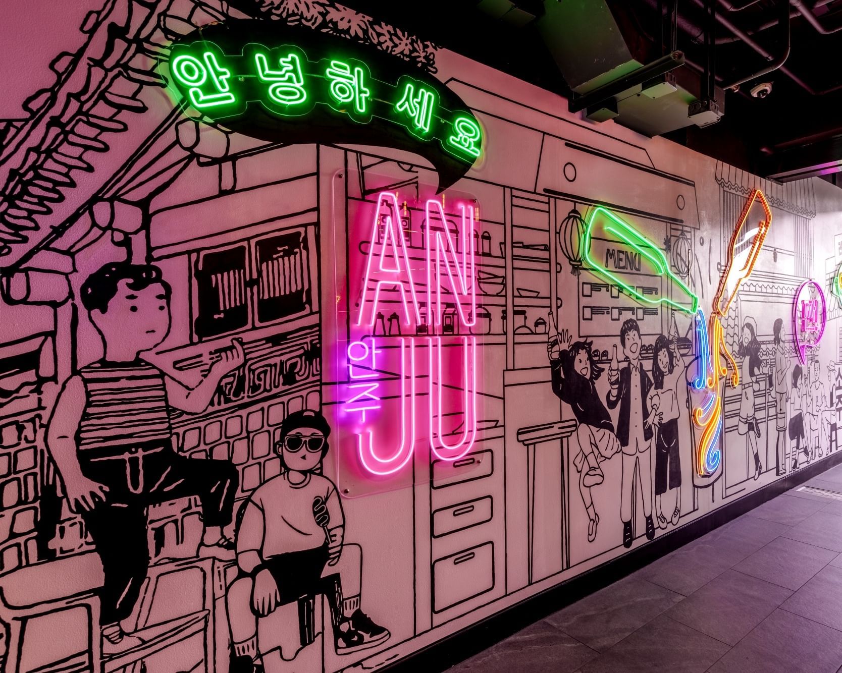 ANJU Korean Rooftop Bar Sindhorn Midtown Hotel Bangkok