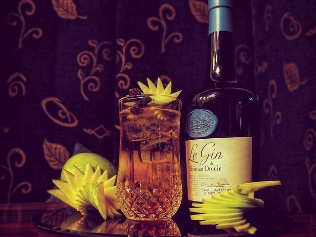 Close up Gin cocktail served at Brady Hardware Lane