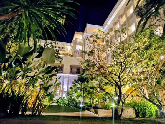 Exterior low angle view of the hotel & trees at The Danna Langkawi