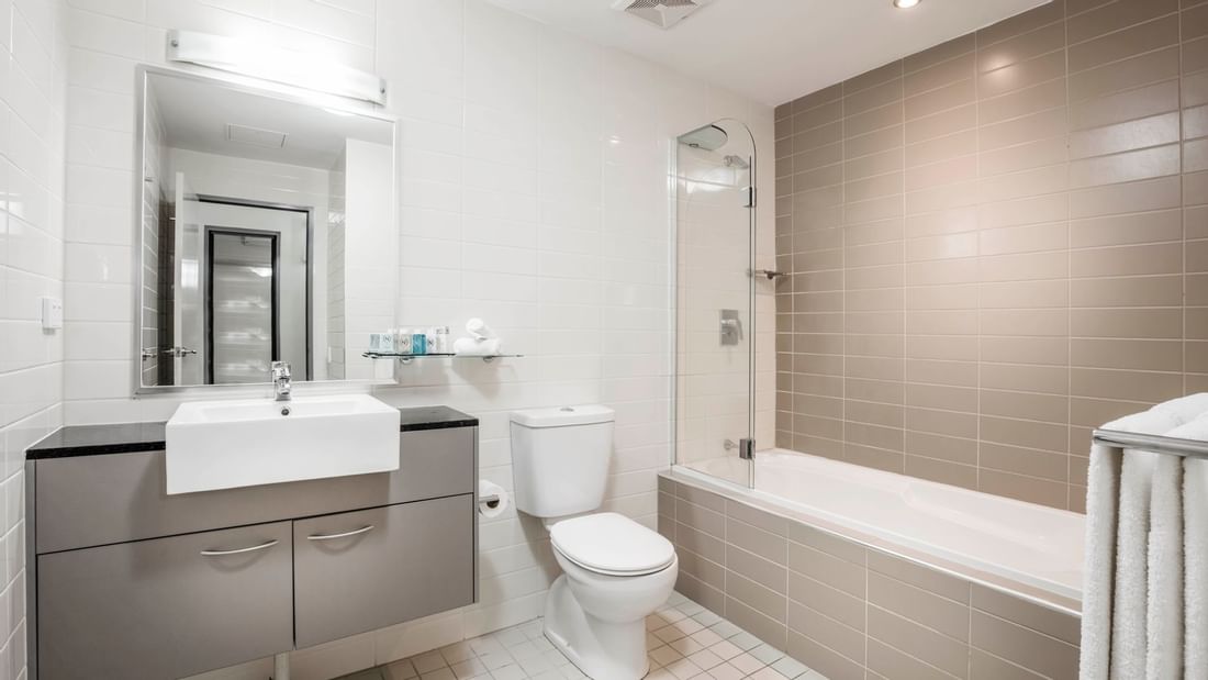 Interior of Two Bedroom Suite Bathroom, Novotel Darwin Airport
