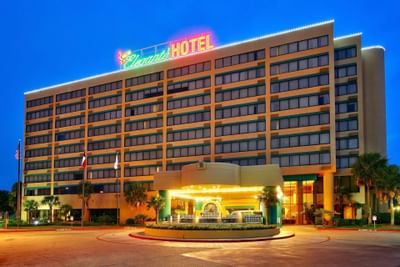 Exterior view of the entrance to MCM Elegante Hotel Beaumont