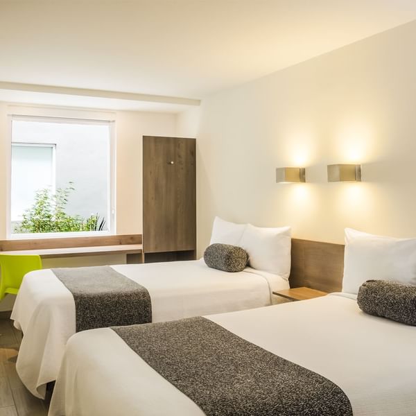 Two beds in Superior room 2 twin at One Hotels