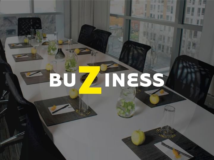 Table arrangements in a boardroom at Hotel Zero1