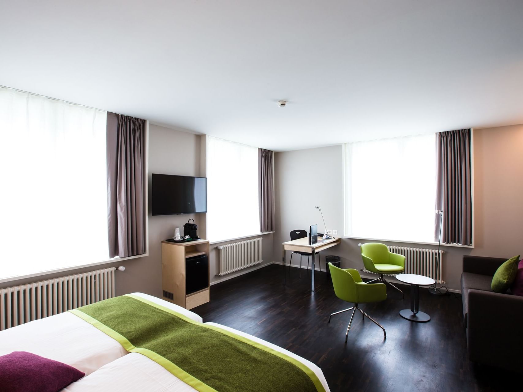 Twin comfort double room interior at Best Western Spirgarten​​