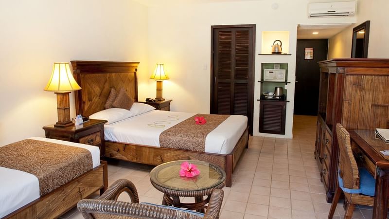 Interior of the Garden View Room at The Naviti Resort - Fiji