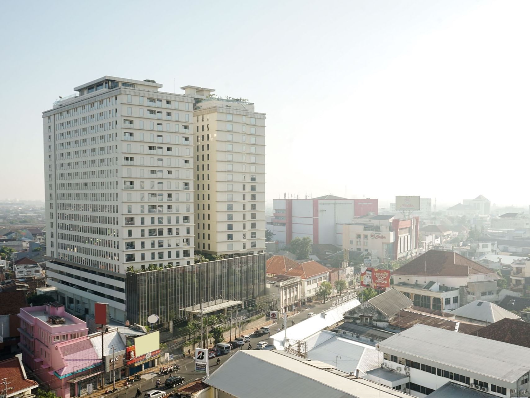 High angle view of the city near LK Pemuda Semarang Hotel & Residences
