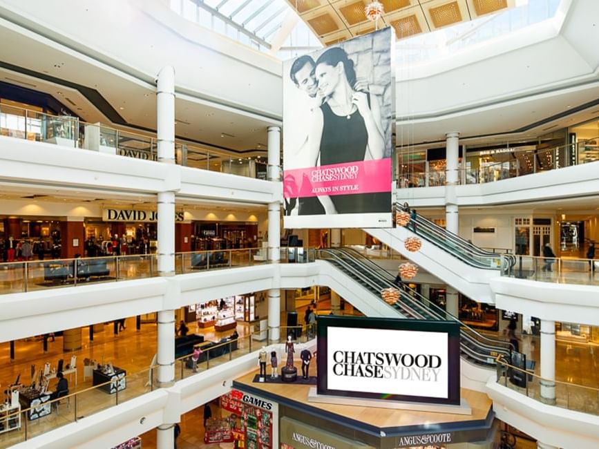 Chatswood Chase next to Silkari Suites at Chatswood