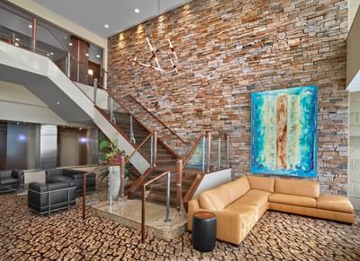 The Hotel Lobby at Metterra Hotel on Whyte