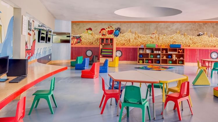 Interior of kids play area at FA Hotels & Resorts