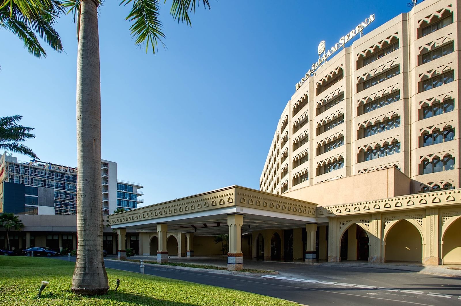 An exterior view of the Hotel at Dar Es Saalam Serena Hotel