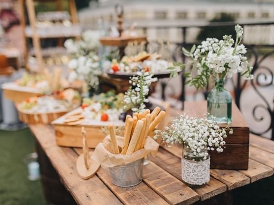 Wedding Table décor at The Magnolia Hotel