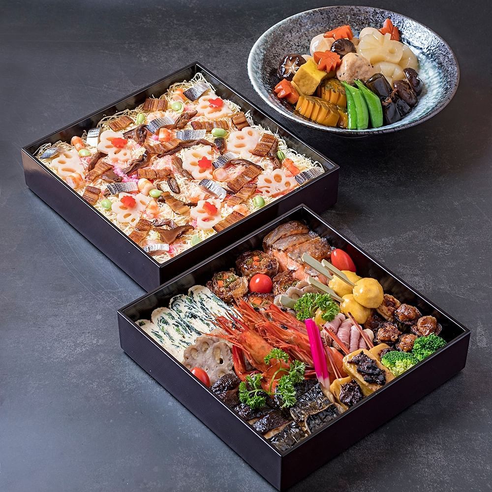 Closeup on a dish served in Yamazato at Hotel Okura Manila