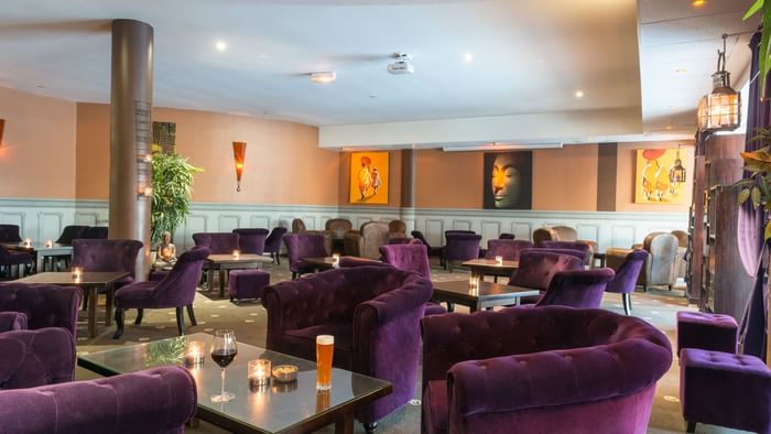 Interior of a dining area at Hotel Alteora