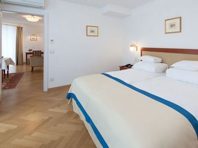 Bedroom at Ambassador Hotel in Vienna