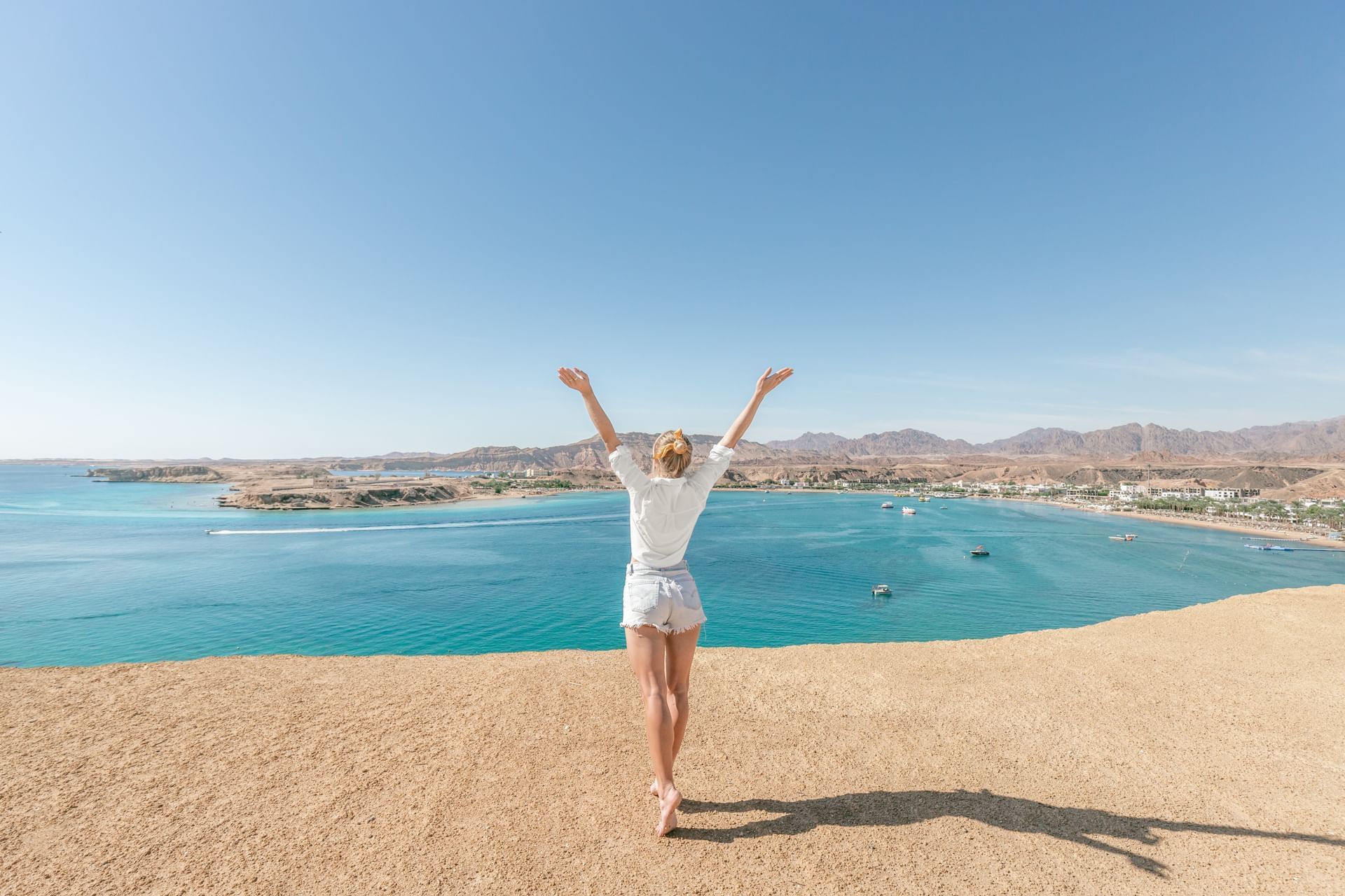 Beach near Albatros Sharm Resort in Sharm El Sheikh