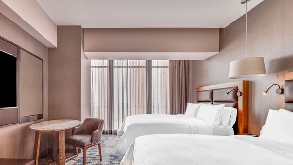 3 Double Beds in Deluxe Room at Fiesta Americana Viaducto