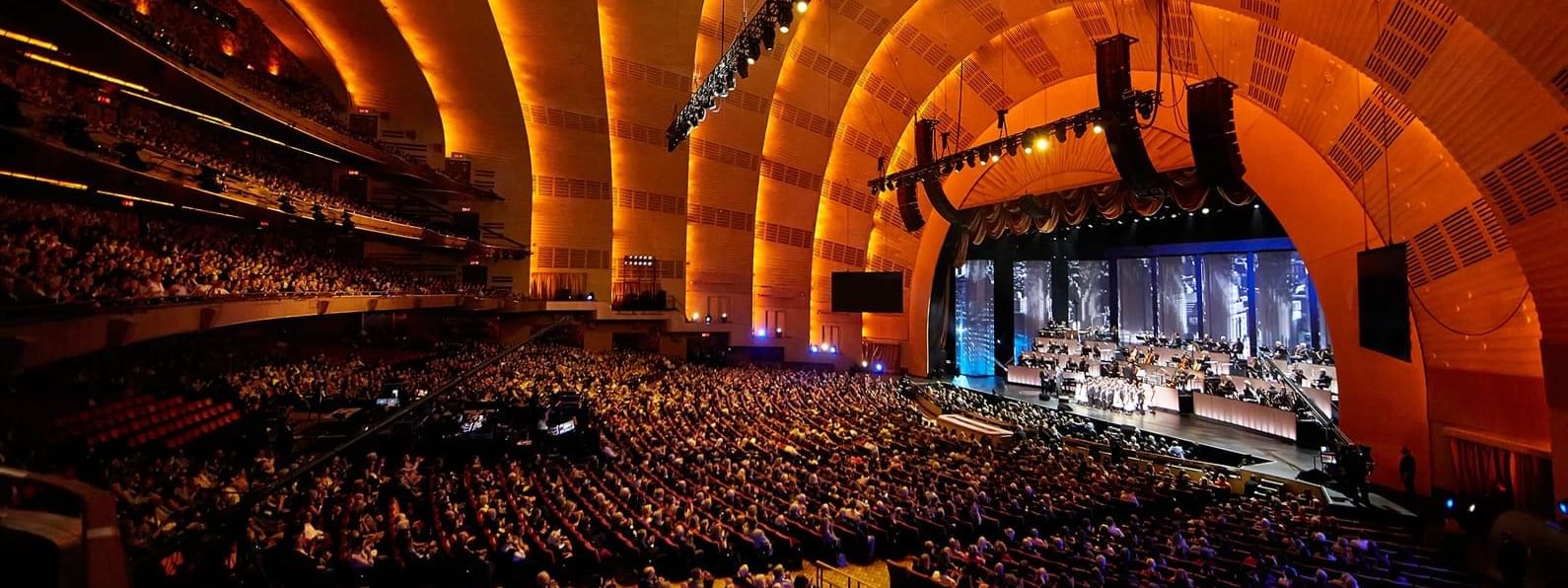 Audience enjoying the event at Radio City Music Hall near Warwick New York
