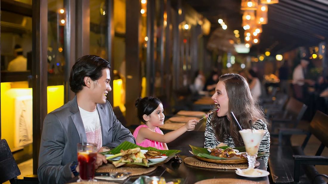 Dining experience with family near Sunway Resort Hotel