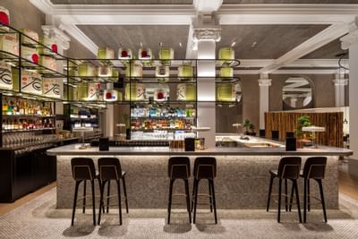 Bar Counter At Peter Street Kitchen Manchester