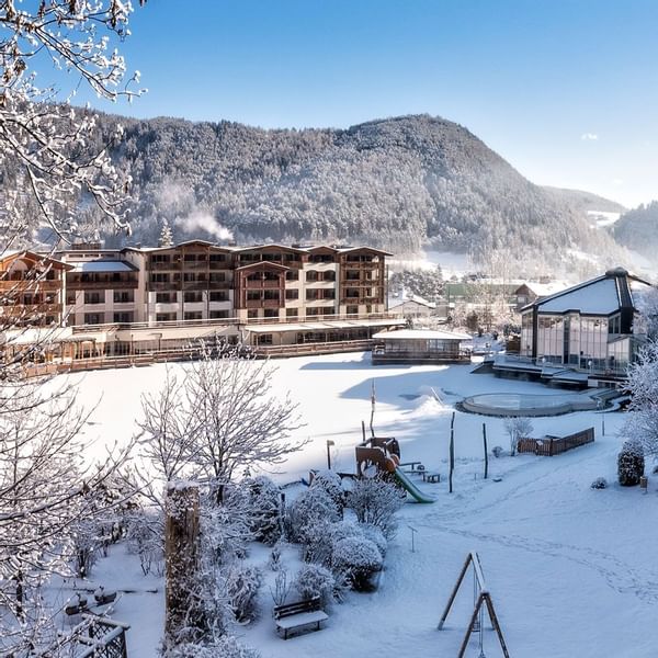 Distant exterior view of Hotel Sonnenalpe of Falkensteiner Hotels