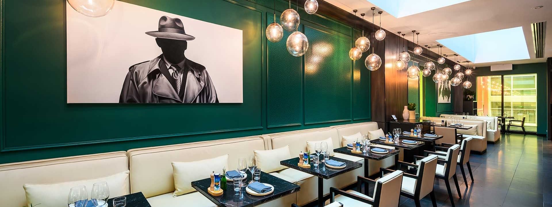 Table arrangements in Italian Steakhouse at Melbourne Central