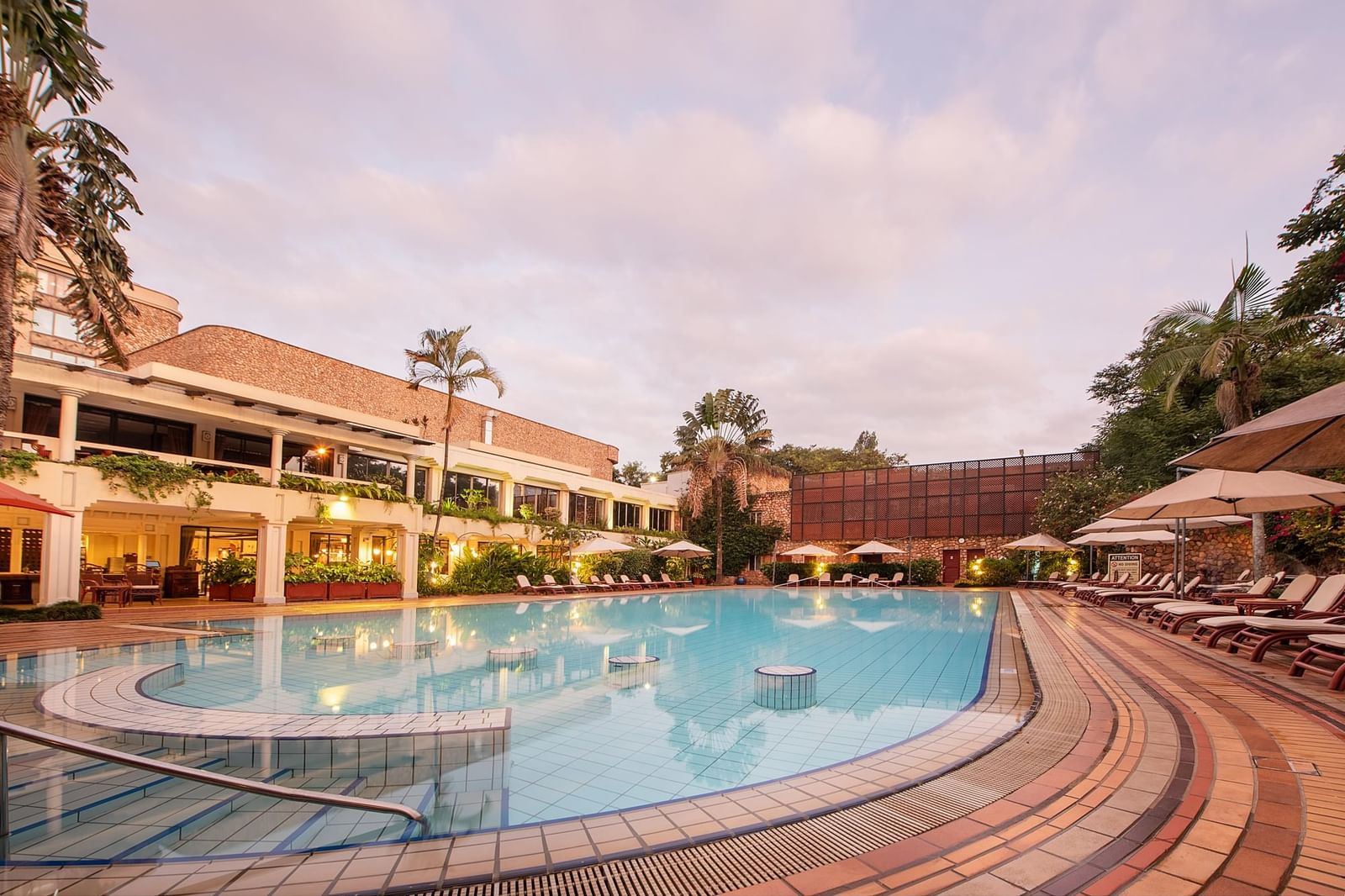 Heated Swimming Pool at Nairobi Serena Hotel