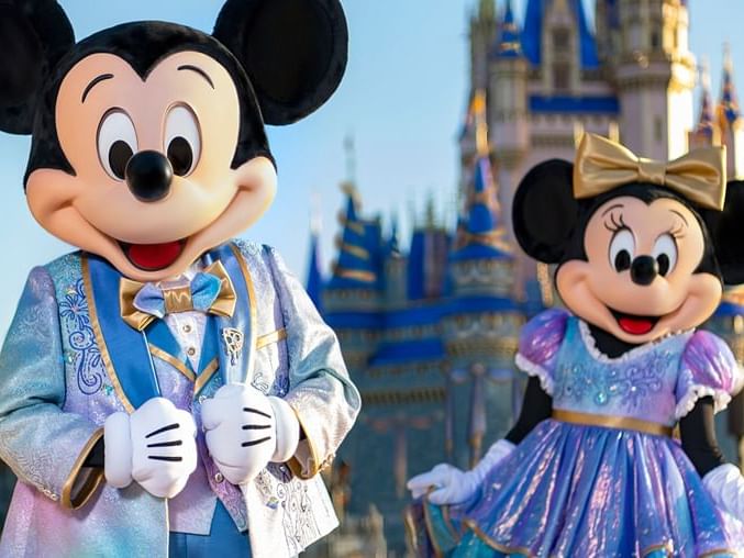 Minnie Mouse and Mickey Mouse at Lake Buena Vista Resort Village & Spa