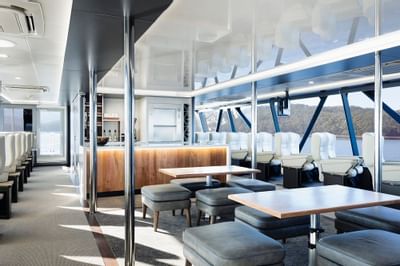 Interior of Spirit of the Wild ship at Gordon River Cruise