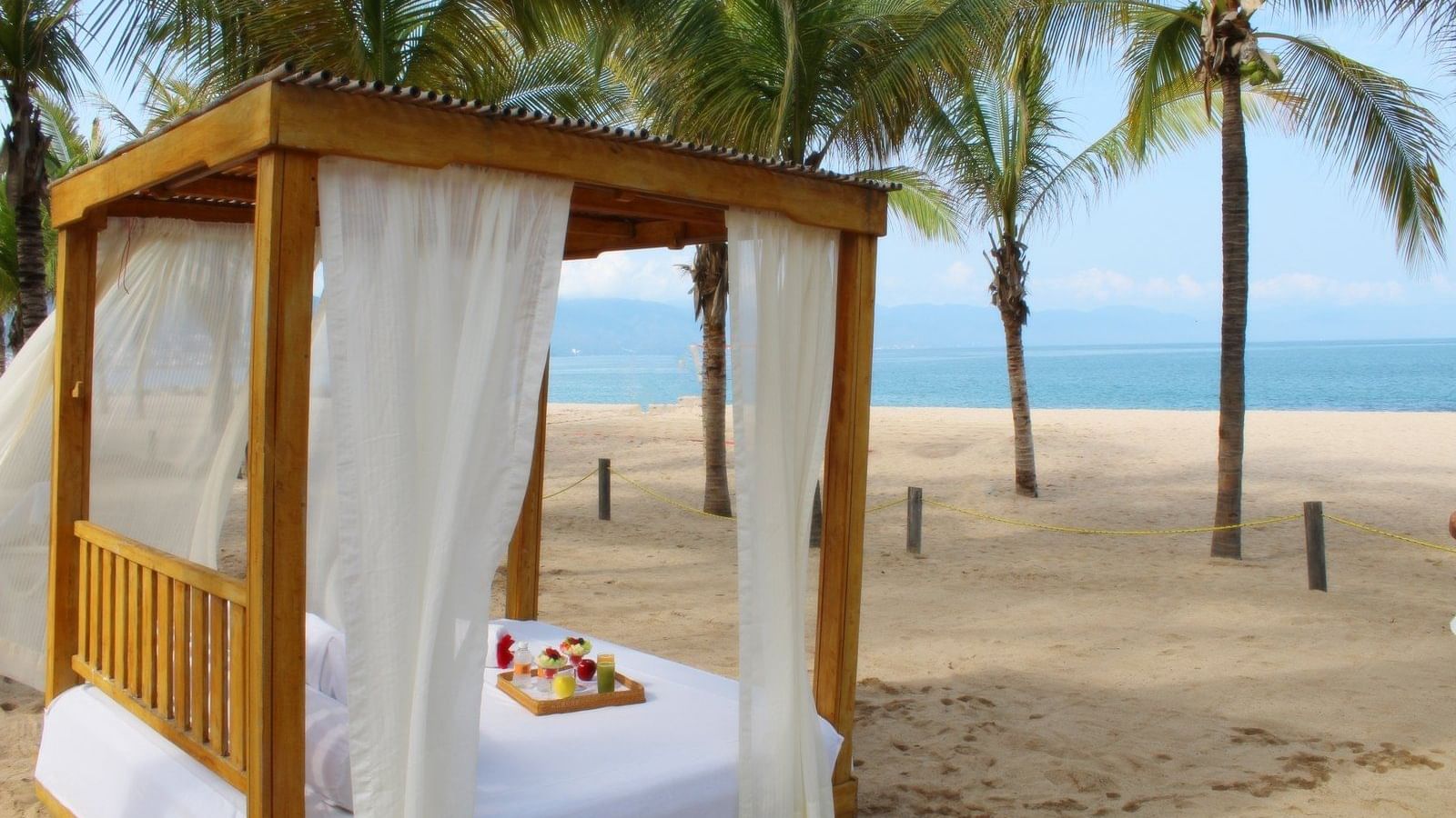 Private lounge by the beach at Fiesta Americana Puerto Vallarta