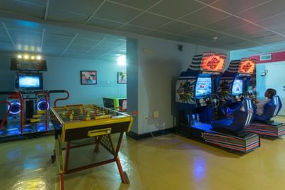 Arcade games in the Teen Area at Holiday Inn Montego Bay