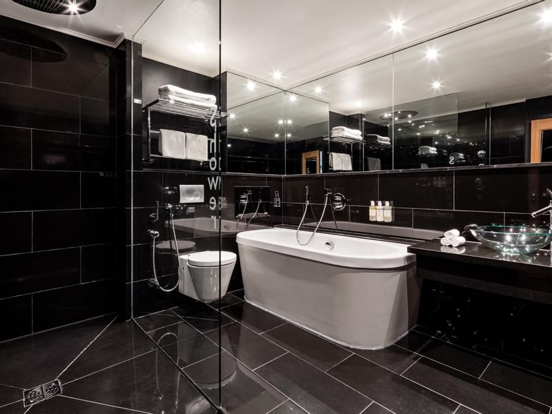 Jacuzzi in a bathroom at The May Fair Hotel London