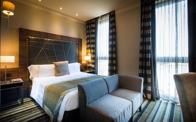 Interior of Classic Single room at Uptown Palace in Milan