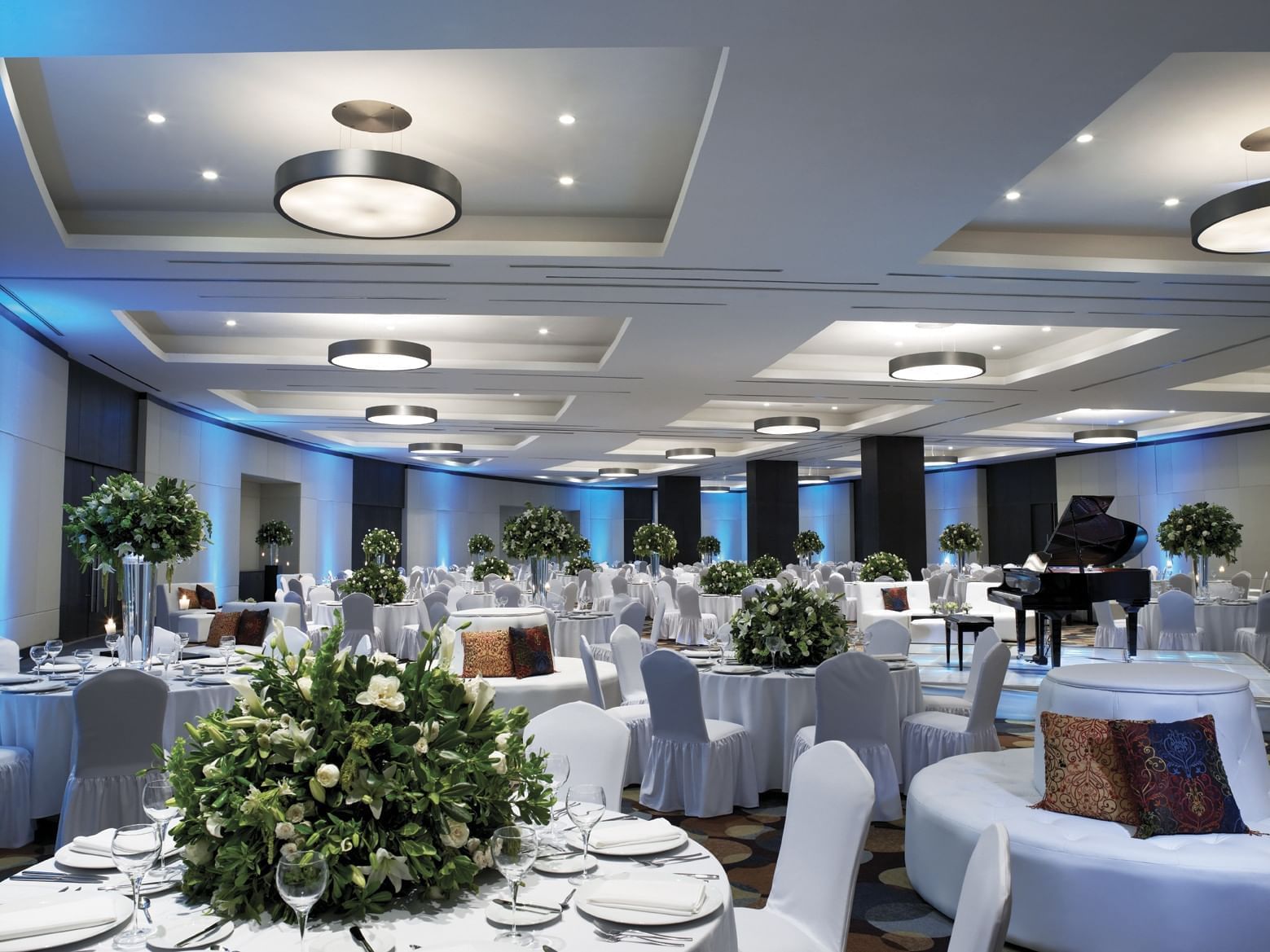 Indoor dining area for special events at Live Aqua Beach Resort