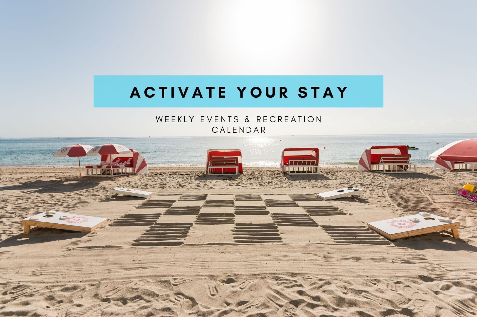 Active Your Stay poster used at The Diplomat Resort