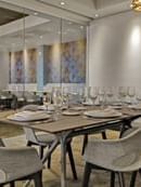 Indoor dining area in BoNo with an elegant architecture at Las Casitas Village